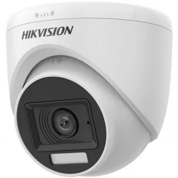 Hikvision DS-2CE76K0T-LPFS(2.8mm) 3K Turret Camera mit Smart Hybrid Light und Audio, Innenbereich, Festbrennweite