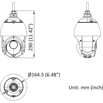Hikvision DS-2DE4225IWG1-E 2MP 25x IR Netzwerk PTZ Dome Kamera