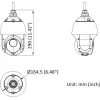 Hikvision DS-2DE4825IWG1-E 8MP 25x PTZ Dome IP Sicherheitskamera mit AcuSense, 100m IR, PoE+