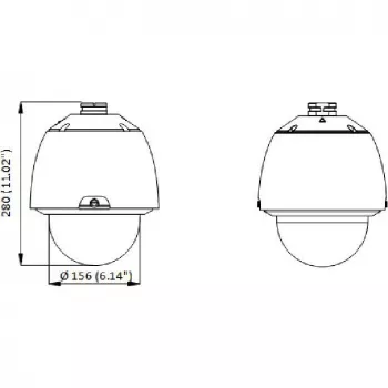 Hikvision DS-2DE5425WG1-E 4 MP 25x Netzwerk IR PTZ Kamera