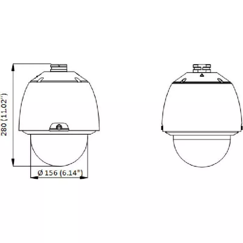 Hikvision DS-2DE5425WG1-E 4 MP 25x Netzwerk IR PTZ Kamera