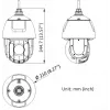 Hikvision DS-2DE5432IWG1-E 4MP 32x PTZ Dome IP-Sicherheitskamera