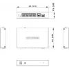 Hikvision DS-3E1506P-EI/M-4P1T1F(O-STD) Unmanaged Switch mit 4-Port PoE+, 1 Gigabit RJ45 und 1 SFP-Uplink