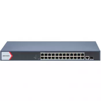 Hikvision DS-3E1526P-EIV2 26-Port Gigabit PoE+ Managed Switch mit 2 SFP Uplinks (370W Budget)