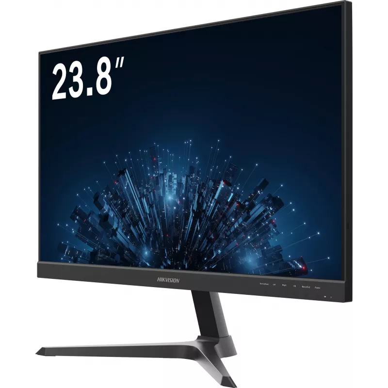 Hikvision DS-D5224F3-1V0SV/D 23,8-Zoll-IPS-Full-HD-Monitor mit HDMI und VGA, schmaler Rahmen, neigbar