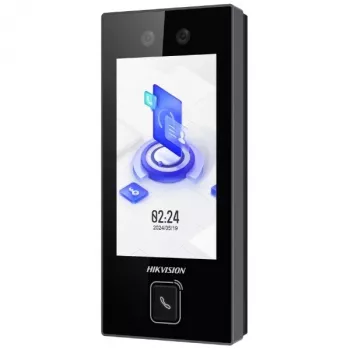 Hikvision DS-K1T344MBWX-E1 Gesichtserkennungsterminal mit 4,3-Zoll-Touchscreen, 2-MP-Dual-Lens-Kamera, IP65
