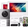 Hikvision DS-KIS705EY/2Monitors IP Video Intercom Kit mit 2 Innenstationen, 2 MP Türstation, 7-Zoll-Touchscreen, Wi-Fi, PoE