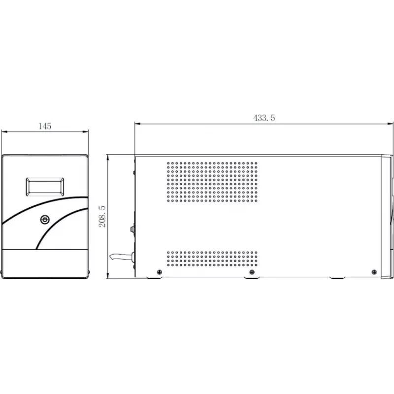 Hikvision DS-UPS3000-R(O-STD)/EU 3000 VA 2400 W Online-Doppelwandler-USV (2U Rackmount)