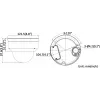Hikvision iDS-2CD7D87G0-XS 8MP Außen-Netzwerk-Dome-Kamera mit 2,8-12 mm motorisiertem Varifokalobjektiv, 4K, 140 dB WDR, IP67, IK10, DarkFighter, intelligente Erkennung, PoE
