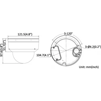 Hikvision iDS-2CD7D87G0-XS 8MP Außen-Netzwerk-Dome-Kamera mit 2,8-12 mm motorisiertem Varifokalobjektiv, 4K, 140 dB WDR, IP67, IK10, DarkFighter, intelligente Erkennung, PoE