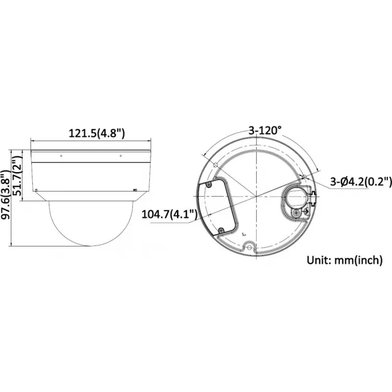 Hikvision iDS-2CD7D87G0-XS 8MP Außen-Netzwerk-Dome-Kamera mit 2,8-12 mm motorisiertem Varifokalobjektiv, 4K, 140 dB WDR, IP67, IK10, DarkFighter, intelligente Erkennung, PoE