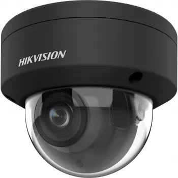 Hikvision Pro Series mit AcuSense DS-2CD2766G2HT-IZS(2.8-12mm)(eF)(SCHWARZ) Dome IP Sicherheitskamera Außenbereich 6MP 3200x1800