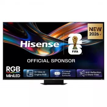 HISENSE 65UR9DS 65-Zoll 4K UHD RGB MiniLED Smart TV, 170Hz, 6ms, HDR, WiFi, Bluetooth, Schwarz/Grau