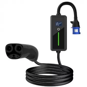 HISMART EV200993 Elektroauto-Ladegerät – Tesla NACS auf CEE 32A, 7 kW, 1-Phase, 5 m Kabel