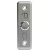 HISMART TV993888 Edelstahl-Unterputz-Türöffnertaster mit blauer LED, NO/NC/COM, IP65