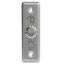 HISMART TV993888 Edelstahl-Unterputz-Türöffnertaster mit blauer LED, NO/NC/COM, IP65