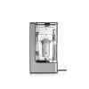 HNC HWS 8731 Wasserkocher mit Temperaturregelung, 1,7 L, 2200 W, Glas und Edelstahl, Warmhaltefunktion, blaue LED, 360°-Basis