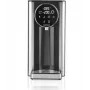HNC HWS 8731 Wasserkocher mit Temperaturregelung, 1,7 L, 2200 W, Glas und Edelstahl, Warmhaltefunktion, blaue LED, 360°-Basis