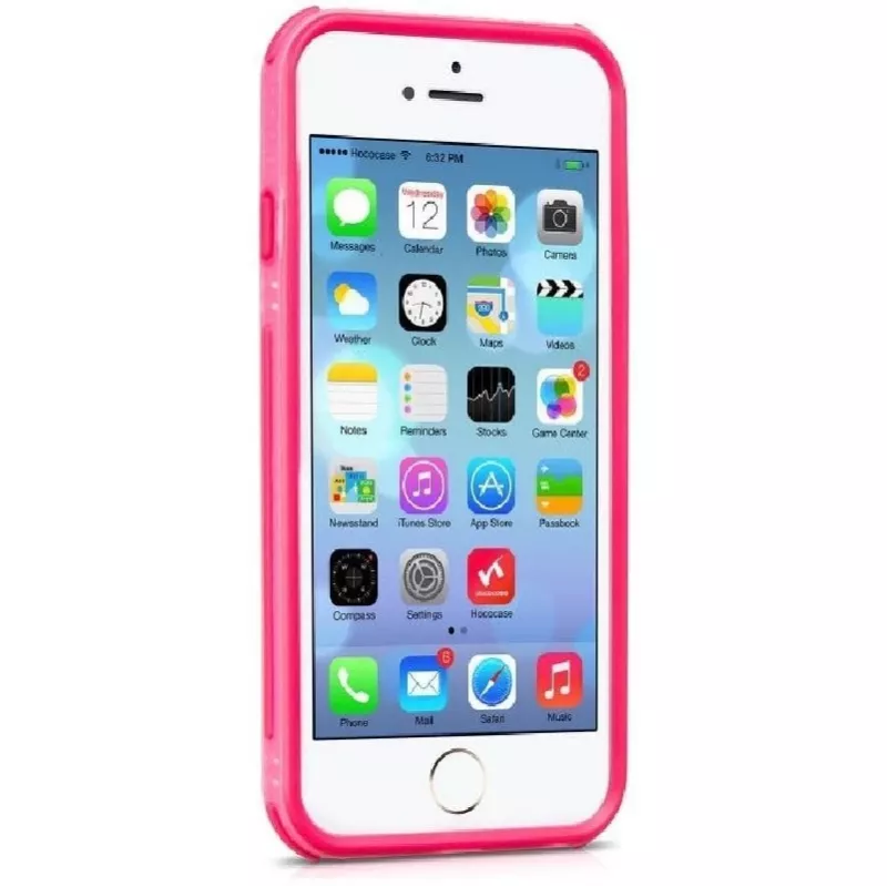 Hoco Apple iPhone 6 Moving Shock-proof Silicon Bumper Pink