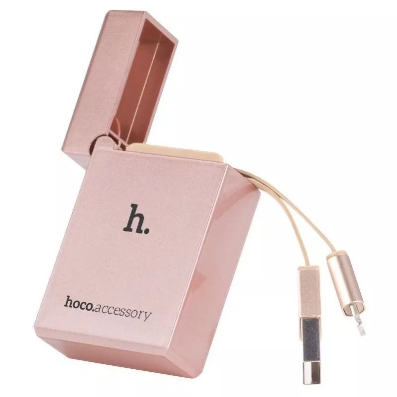 Hoco Apple Lighter UPL17 Rose Gold Lightning auf USB-A Kabel 1m