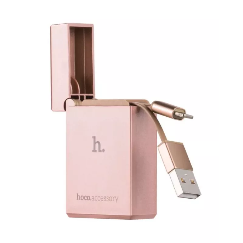 Hoco Apple Lighter UPL17 Rose Gold Lightning auf USB-A Kabel 1m