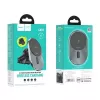 Hoco CA91 Magic Magnetic Wireless Fast Charging Car Holder, 15W, Grey