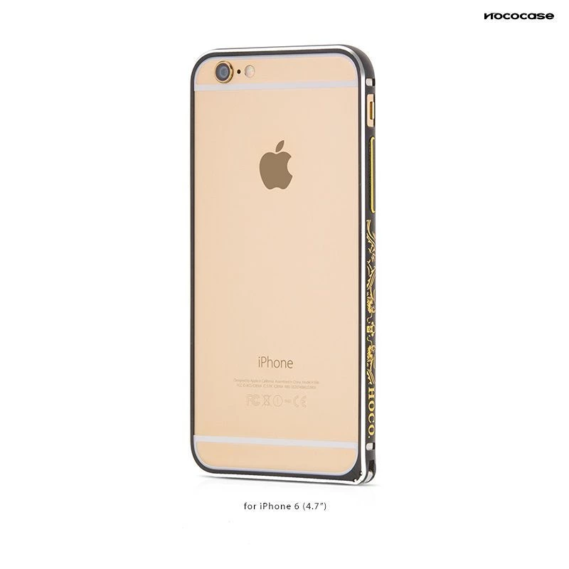 Hoco Good Fortune Bumper Case für Apple iPhone 6/6S - Schwarz