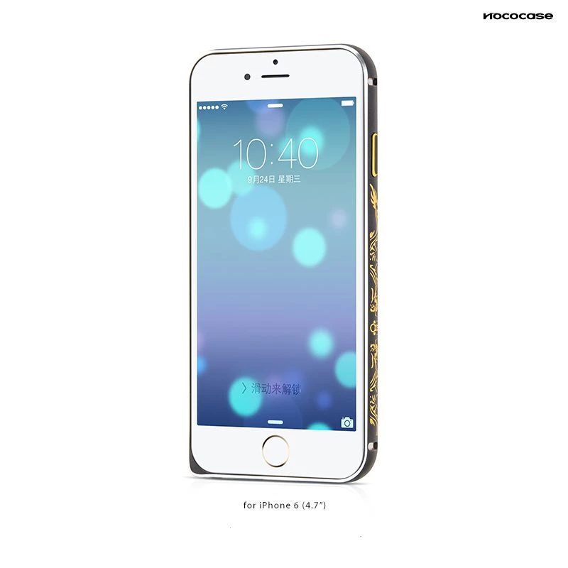 Hoco Good Fortune Bumper Case für Apple iPhone 6/6S - Schwarz