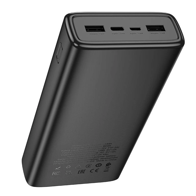 Hoco J144A Hymn Power Bank 30000mAh Schwarz