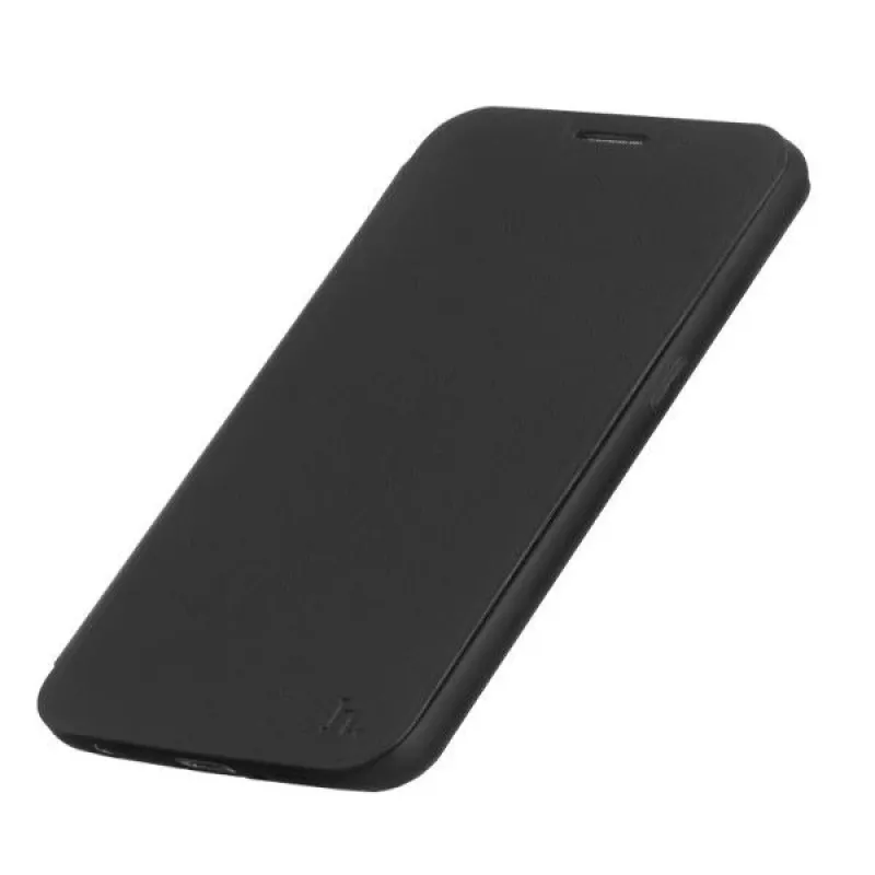 Hoco Juice Series Nappa Flip Case für Samsung Galaxy Note 5, Schwarz