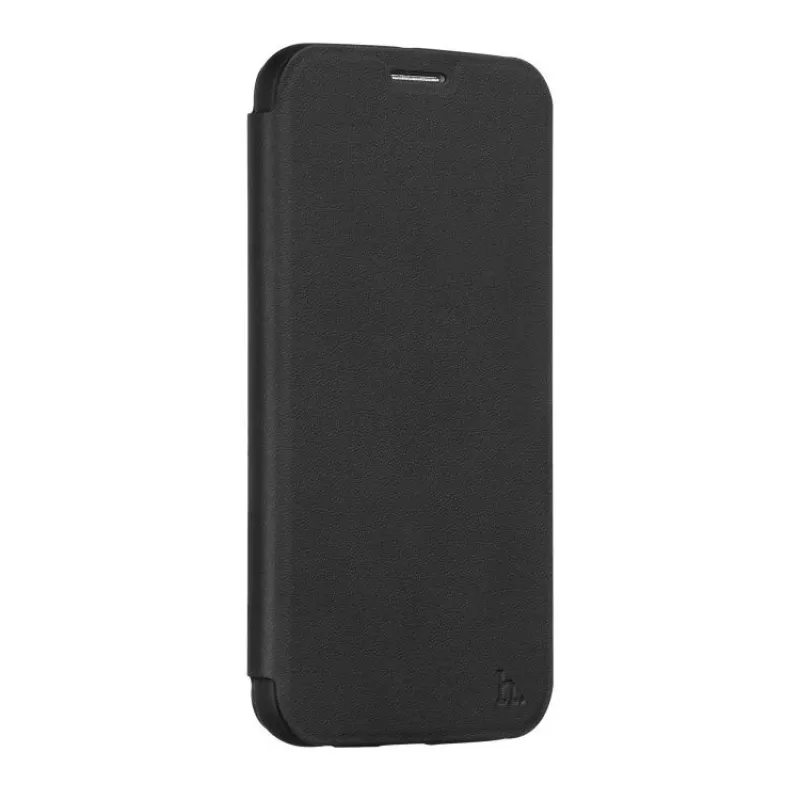 Hoco Juice Series Nappa Flip Case für Samsung Galaxy Note 5, Schwarz
