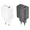 Hoco N50 Scenery PD45W (2C1A) Charger EU Plug Black