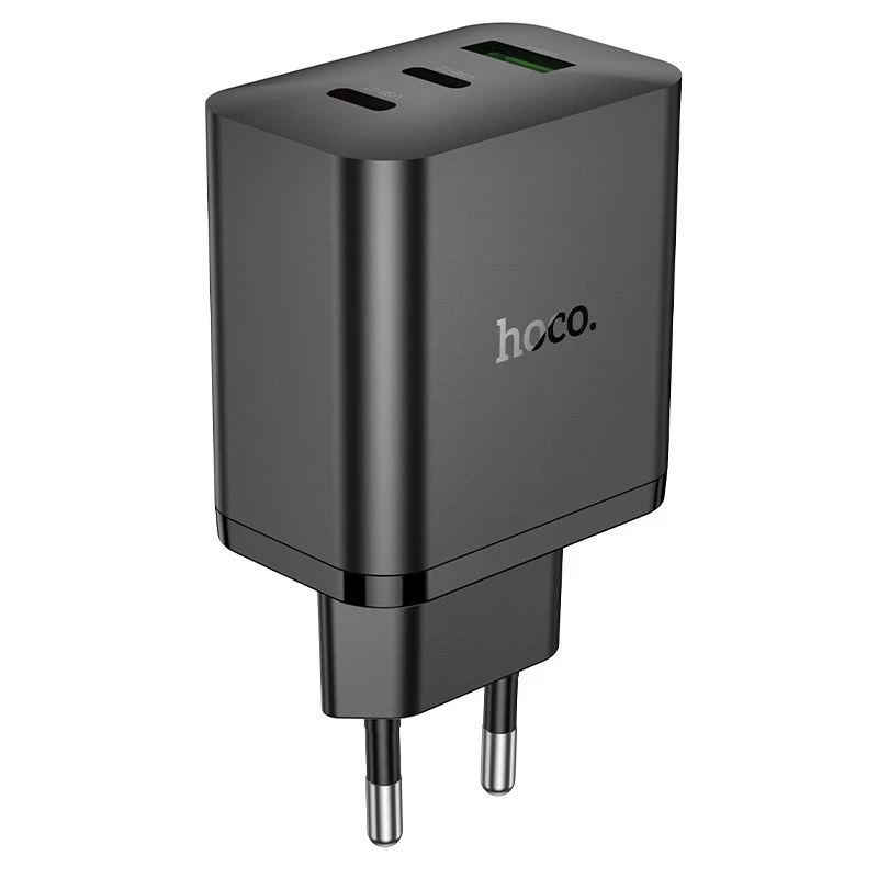Hoco N51 Scenery PD65W (2C1A) GaN Charger EU Plug Black