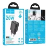 Hoco N61 Gentle PD20W+QC3.0 Ladegerät (EU) Schwarz