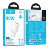 Hoco N61 Gentle PD20W+QC3.0 Ladegerät (EU) Weiß