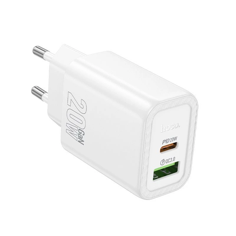 Hoco N61 Gentle PD20W+QC3.0 Ladegerät (EU) Weiß