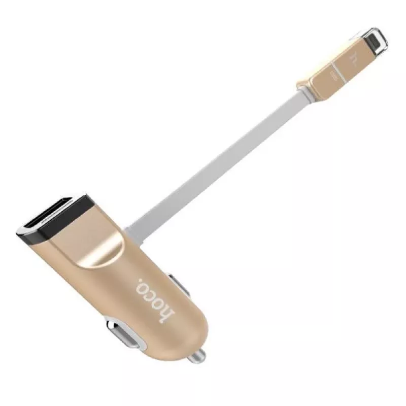 Hoco Universal UCL01 Multifunktionskabel Apple + Micro USB, Gold, 1m