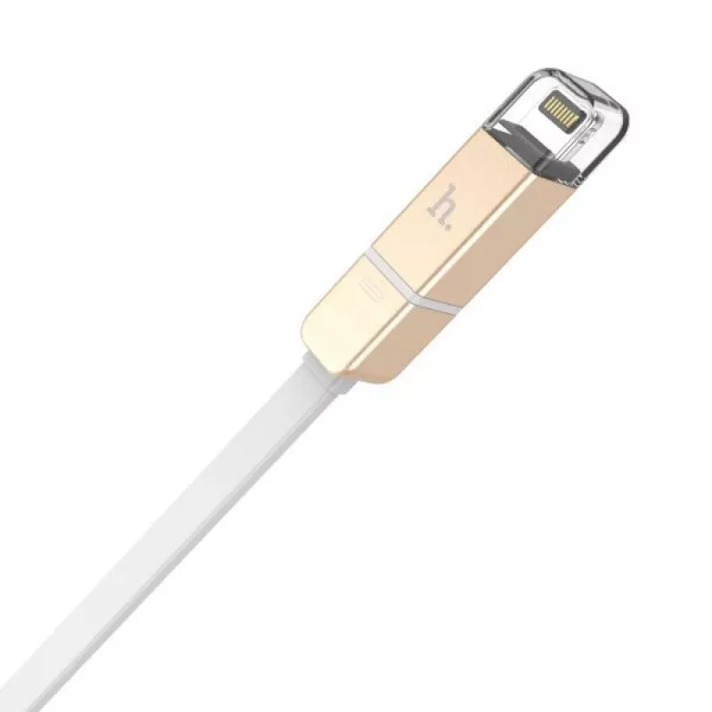 Hoco Universal UCL01 Multifunktionskabel Apple + Micro USB, Gold, 1m