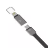 Hoco Universal UCL01 Multifunktionskabel Apple + Micro USB, Grau, 1,2 m
