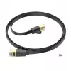 HOCO US07 General Pure Copper Flat Network Cable (1m) Schwarz