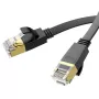 HOCO US07 General Pure Copper Flat Network Cable (1m) Schwarz
