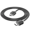 Hoco US08 HDMI 2.0 Kabel 2m Schwarz 4K HDR 18Gbps Stecker auf Stecker