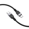 Hoco X109 Energy 60W Silicone Charging Data Cable USB-C to USB-C 3m Black