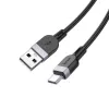 Hoco X109 Energy Silicone Charging Data Cable USB-A to USB-C 1m Black