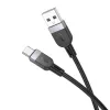 Hoco X109 Energy Silicone Charging Data Cable USB-A to USB-C 1m Black