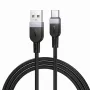 Hoco X109 Energy Silicone Charging Data Cable USB-A to USB-C 1m Black