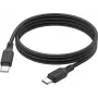 Hoco X90 Cool 60W Silikon Lade- und Datenkabel USB-C auf USB-C Schwarz