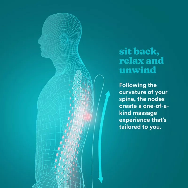 Homedics SBM-65H-EU Shiatsu Experience Rückenmassagegerät + Wärme