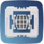 Homematic IP Adapter für Gira New Generation, 20er-Pack, Weiß, Kunststoff, IP20, Wandmontage, Schrauben enthalten