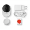 Homematic IP Indoor Camera basic (HmIP-CI-B) – 3 MP Wi-Fi Security Camera, Weiß/Schwarz